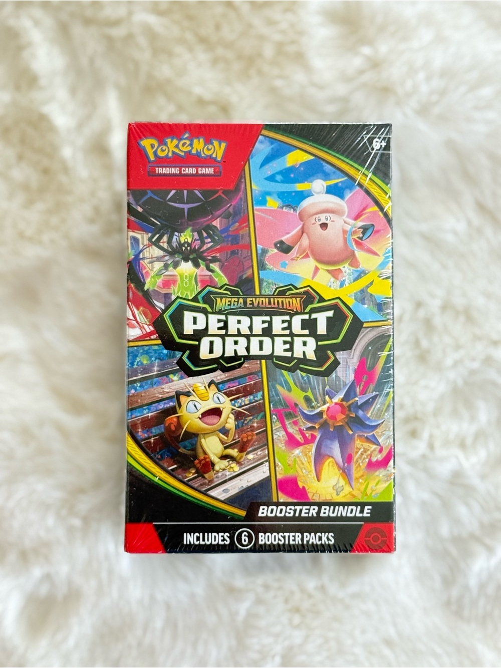 Pokémon TCG Mega Evolution Perfect Order Booster Bundle Sealed 6 Packs New